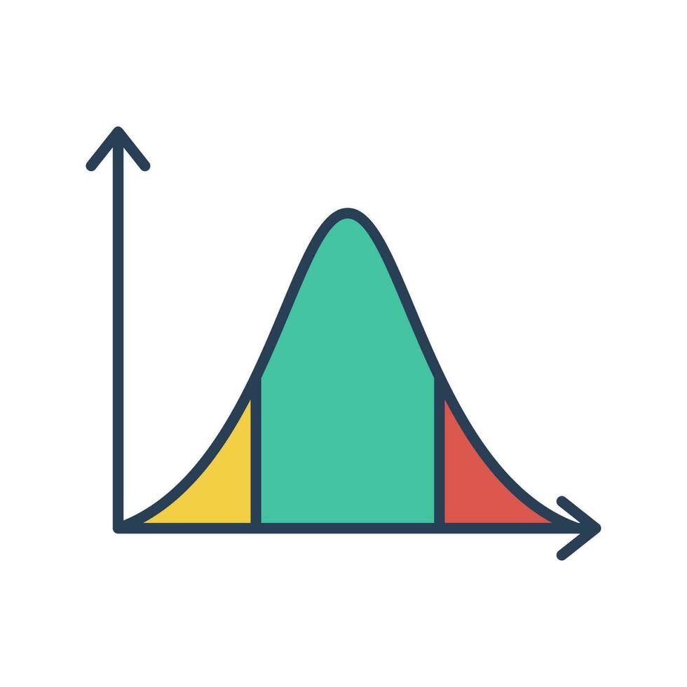 Statistik-Vektorsymbol vektor