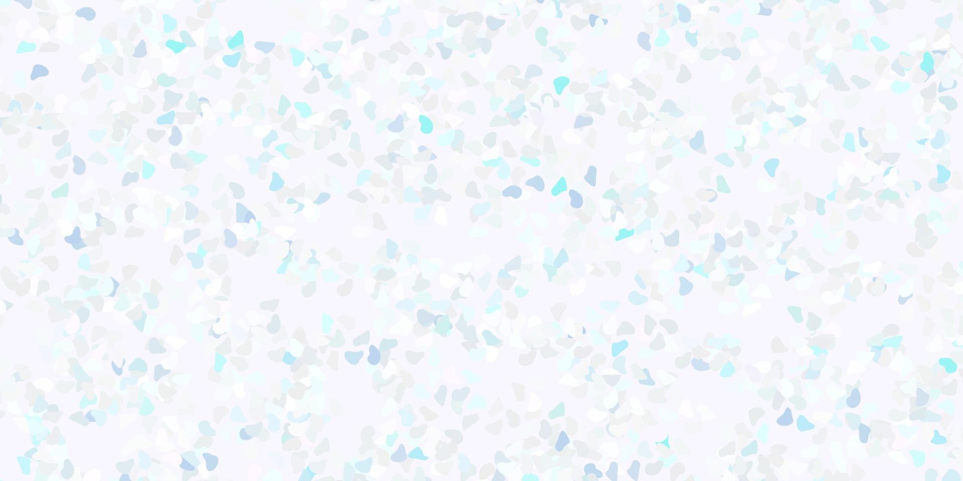 ljusrosa, blå vektorbakgrund med slumpmässiga former. vektor