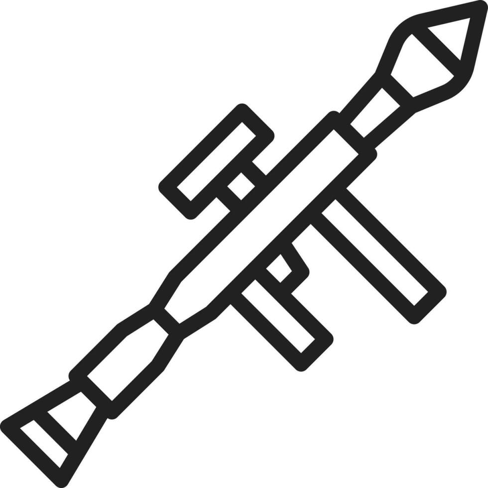 Bazooka Symbol Vektor Bild.