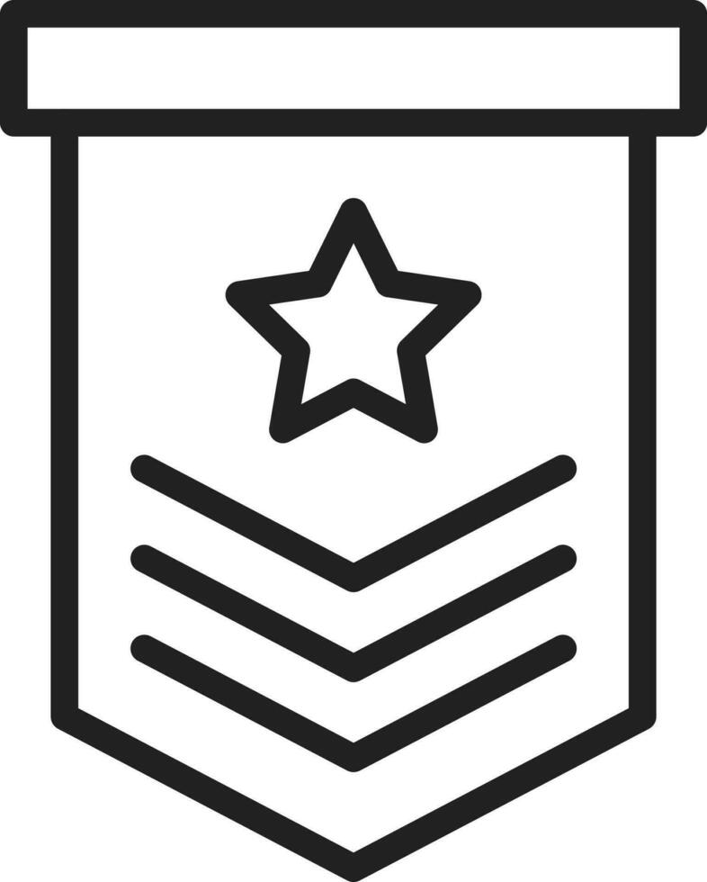 Militär- Symbol Vektor Bild.