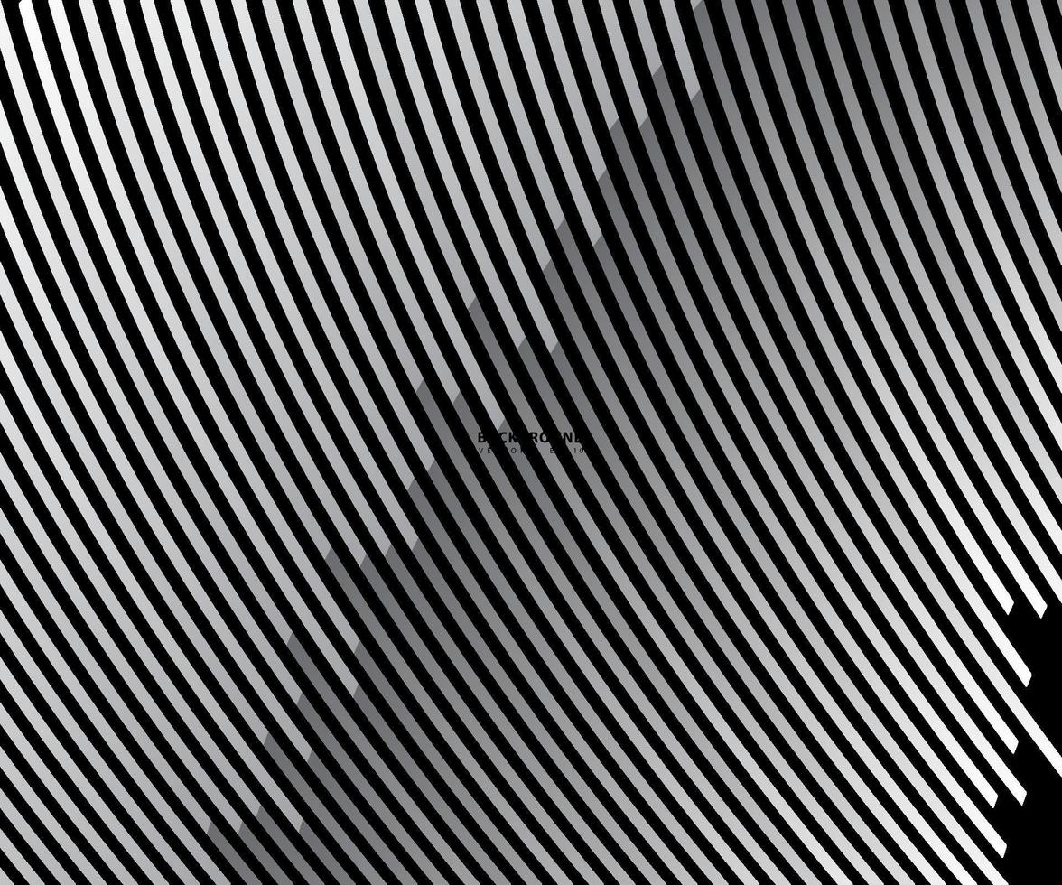 abstrakte verzogene diagonale gestreifte Hintergrund gebogene verdrehte schräge Wellenlinien Design vektor