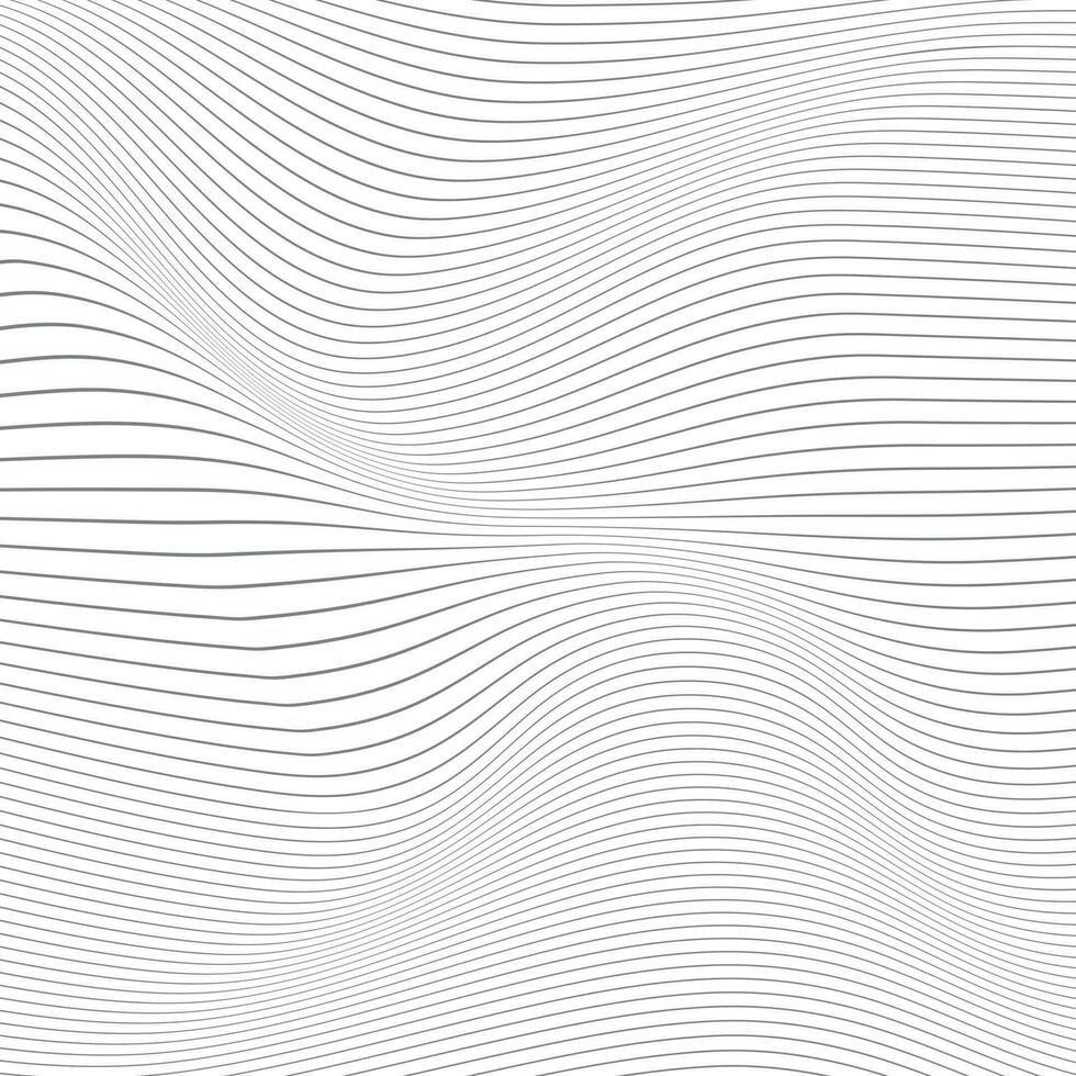abstrakt enkel geometrisk tunn linje Vinka mönster. vektor