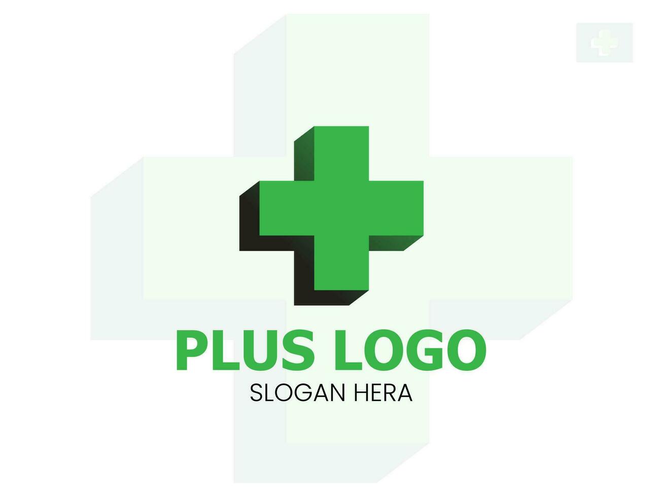 Plus Logo Design Vektor Vorlage