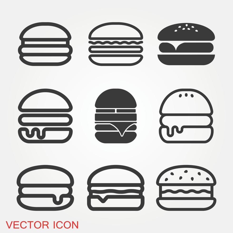 Burger Icon Vektor