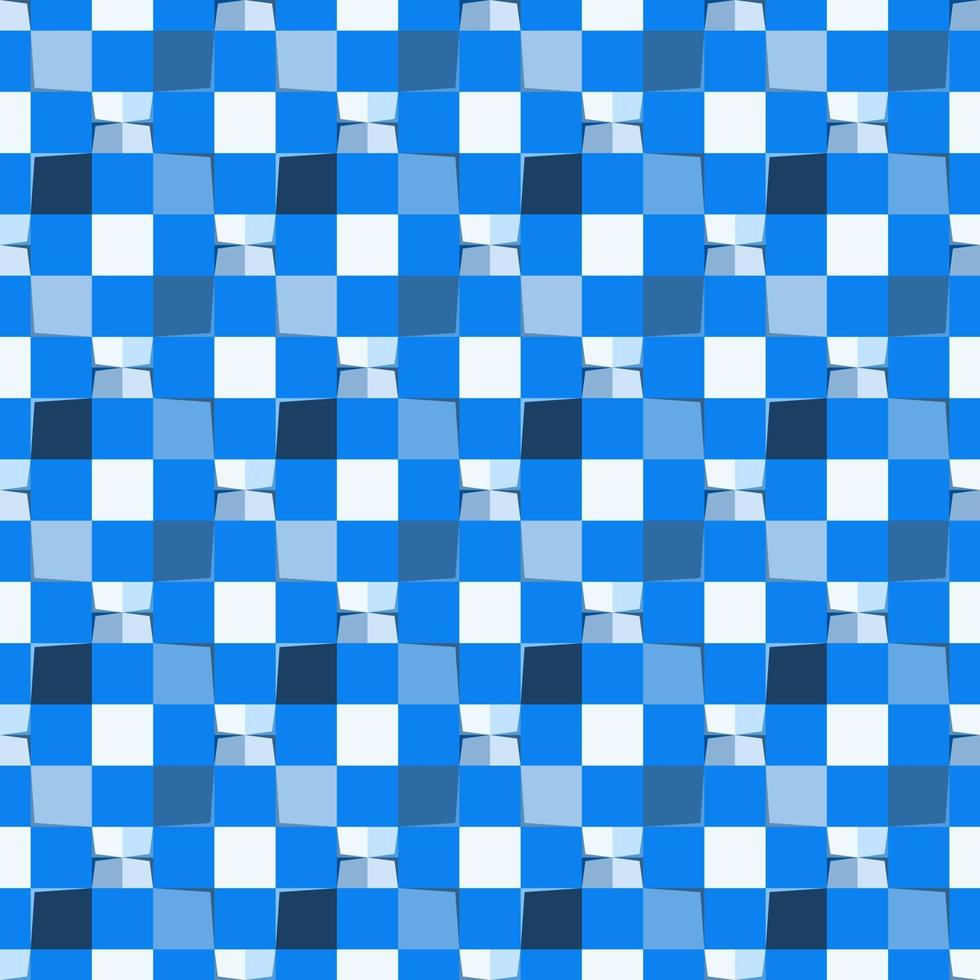 detta är ett månghörnigt blått geometriskt mönster i en liten cell vektor