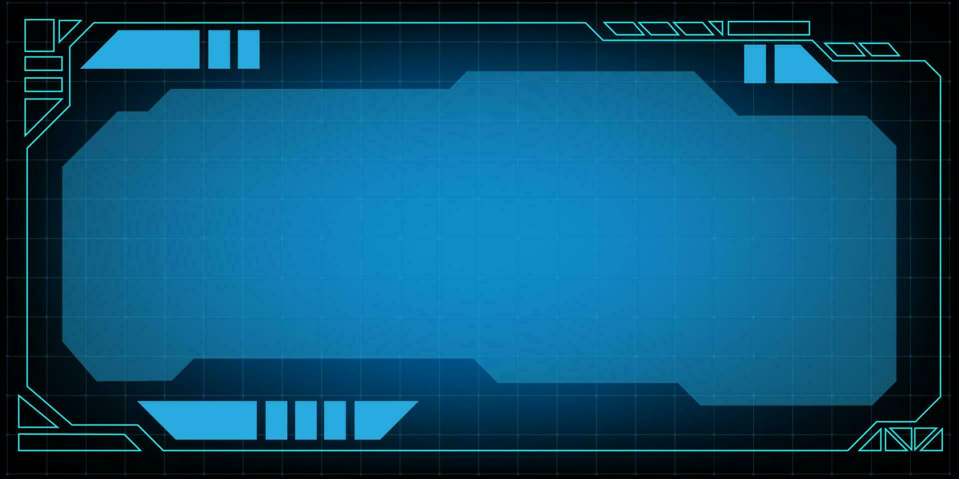 hud Hexagon und Kreis Computer Chip elektronisch Schaltkreis Tafel Vektor zum Technologie und Finanzen Konzept und Bildung zum Zukunft