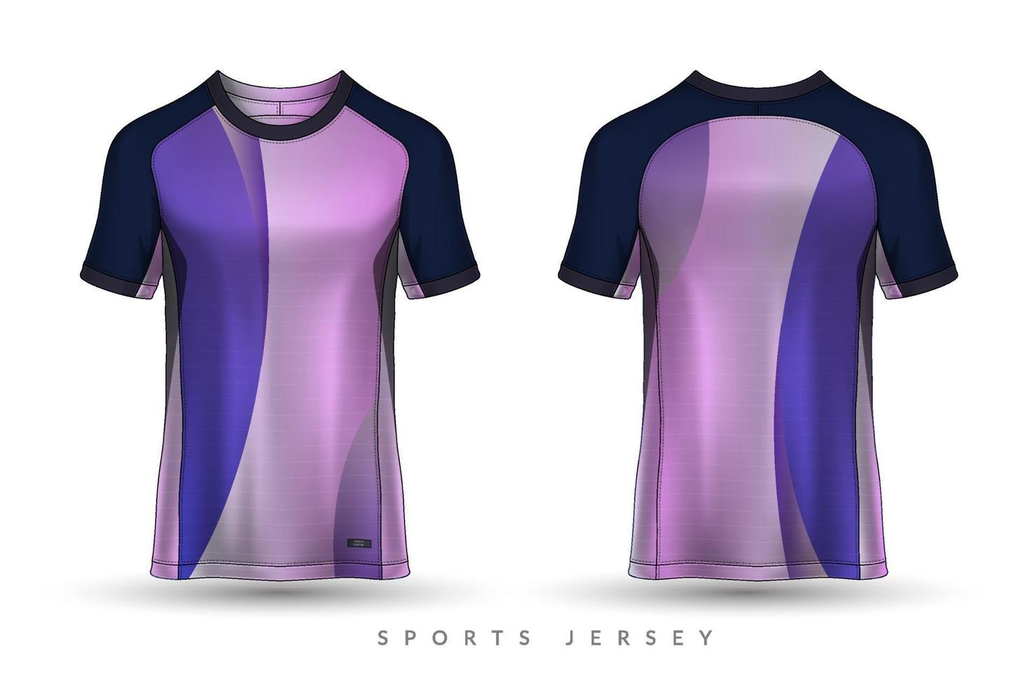 Fußball Trikot und T-Shirt Sport Modell Vorlage Grafikdesign für Fußball-Kit vektor