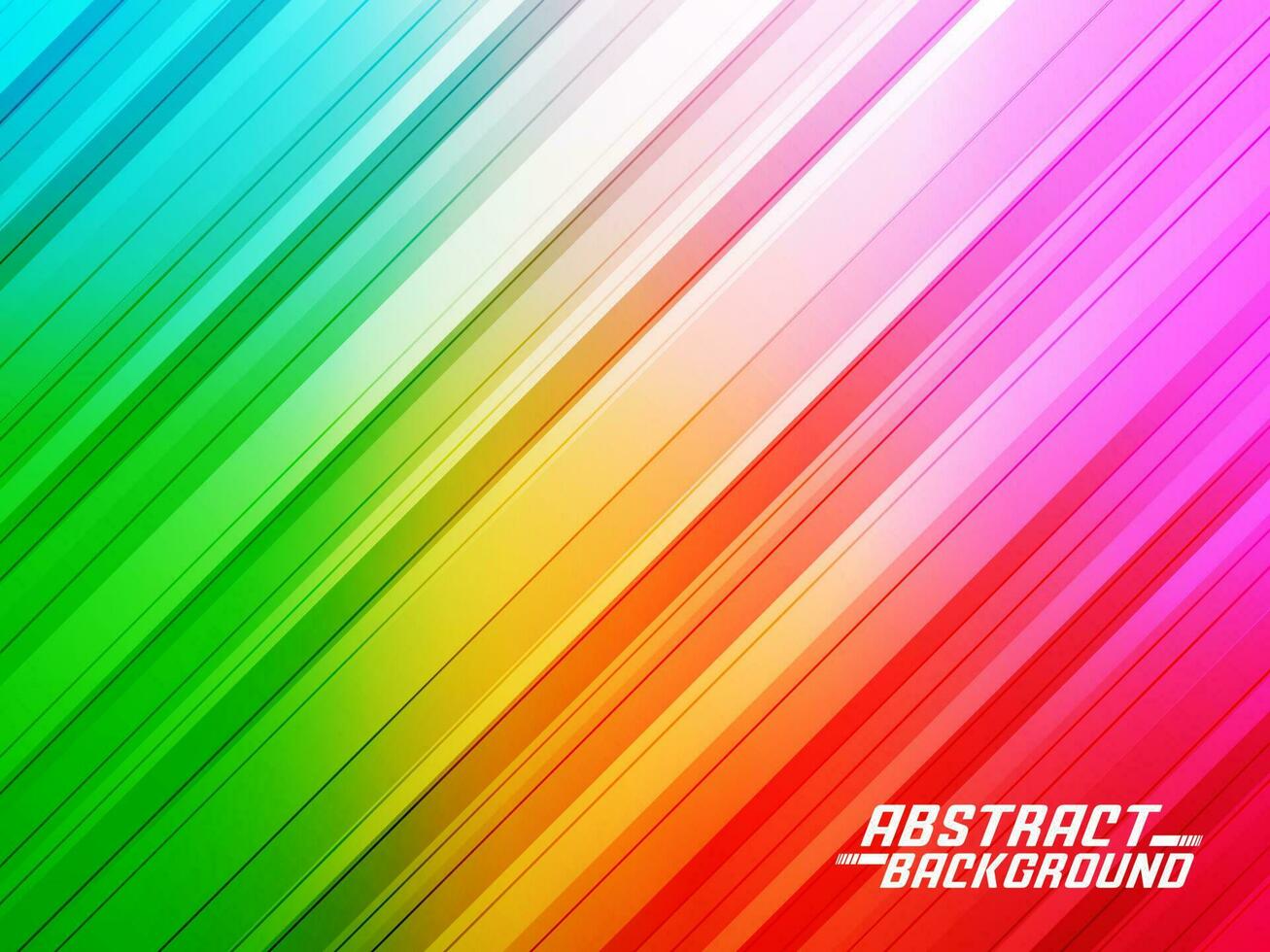 abstrakt rörelse bakgrund med färgrik diagonal rader. vektor