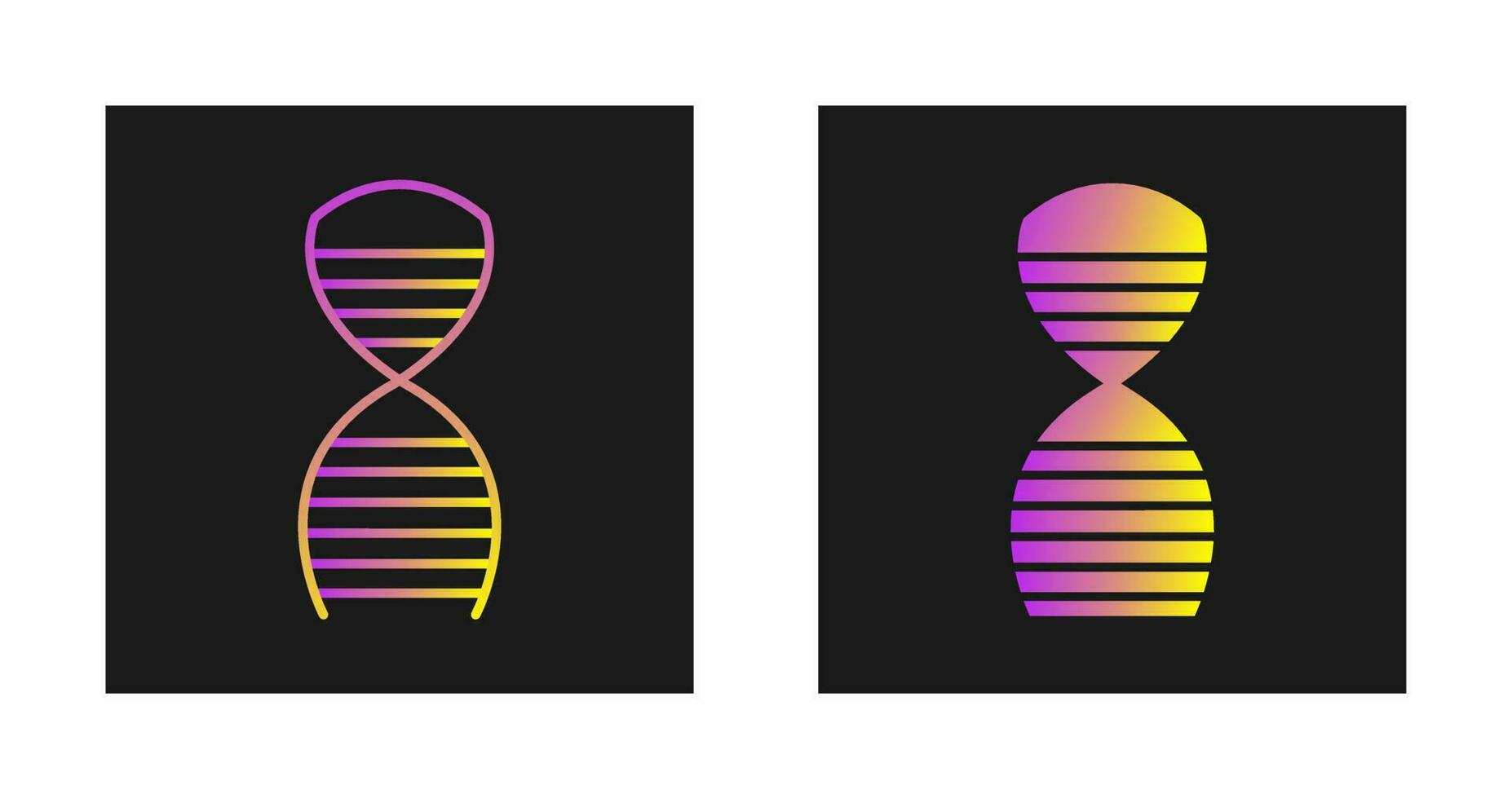 dna strukturera vektor ikon