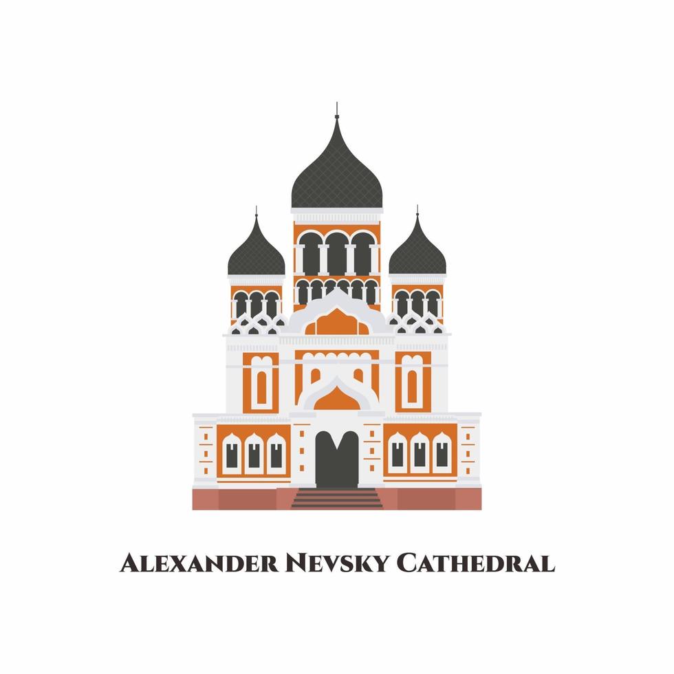 st. Alexander Nevsky-katedralen. Det är en bulgarisk ortodox katedral i Sofia, huvudstaden i Bulgarien. det är fantastiska byggnader med gammal arkitektur. denna katedral var vacker för turistbesök vektor