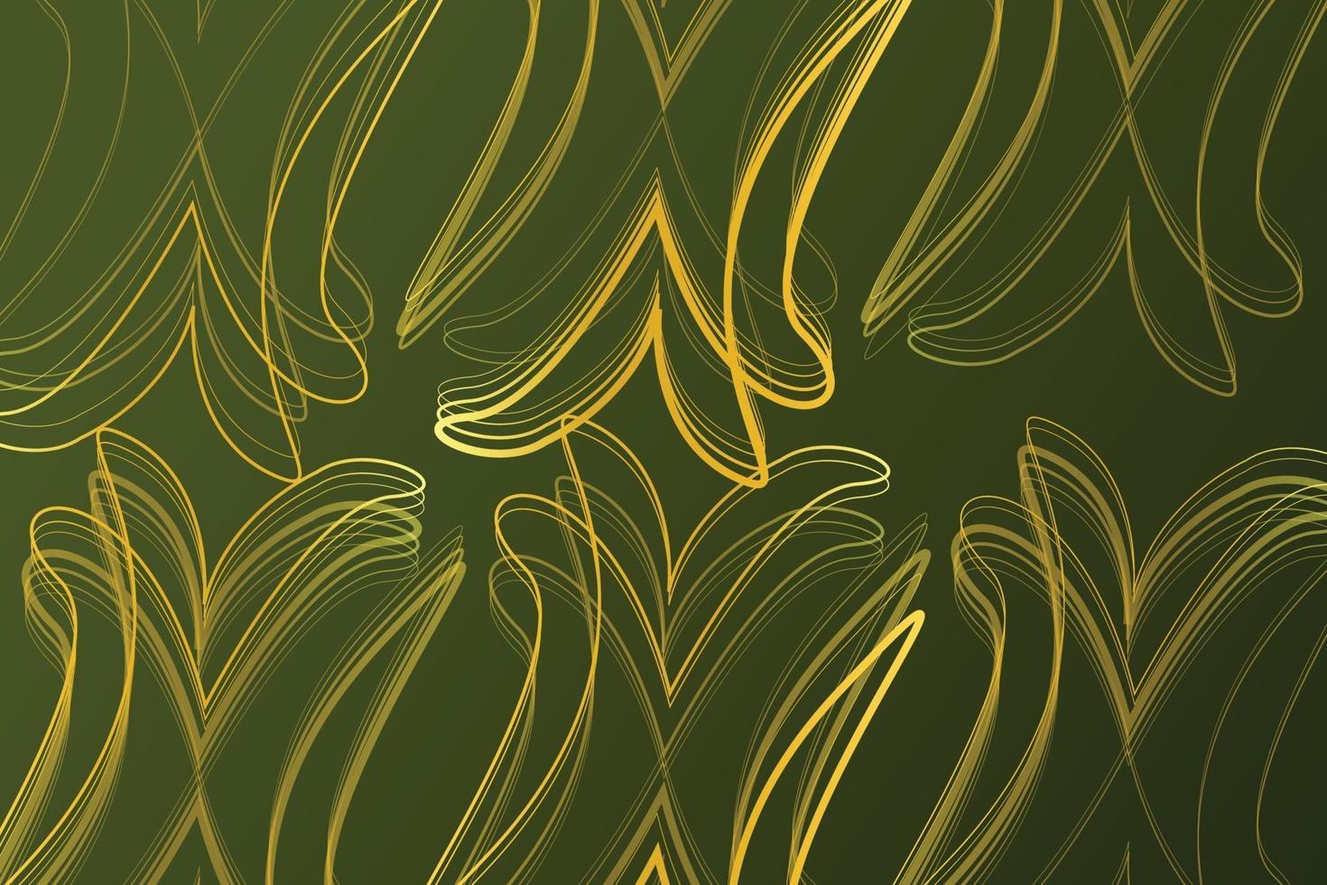 abstrakta guldlinjer kreativ bakgrund vektor