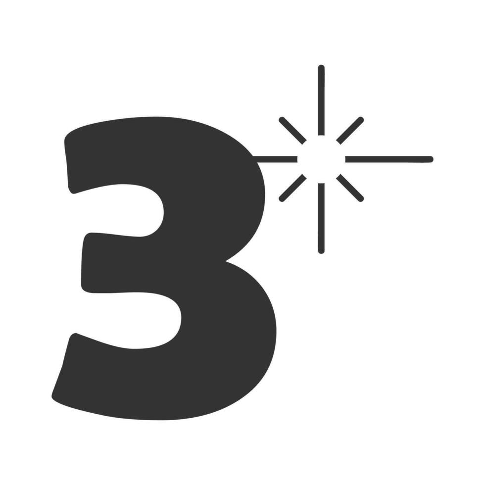 Nummer Symbol Vektor Illustration Design