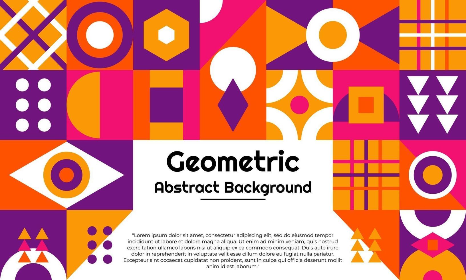 abstrakt geometrisk bakgrund med minimal design vektor