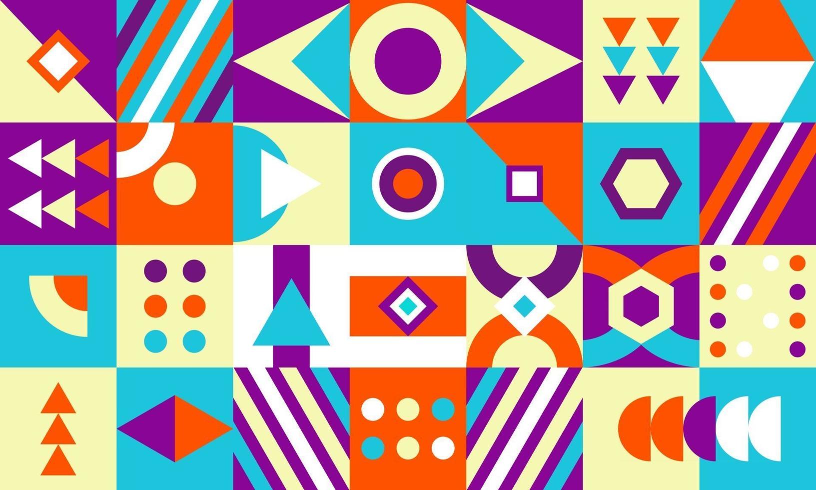 abstrakter geometrischer Hintergrund mit minimalem trendigem Design vektor