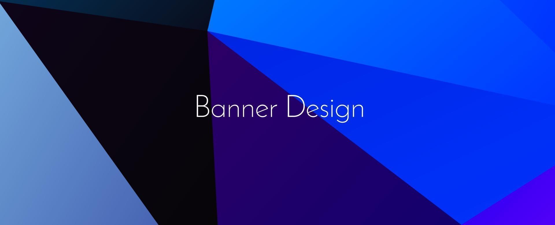modern elegant abstrakt geometrisk elegant banner bakgrund vektor