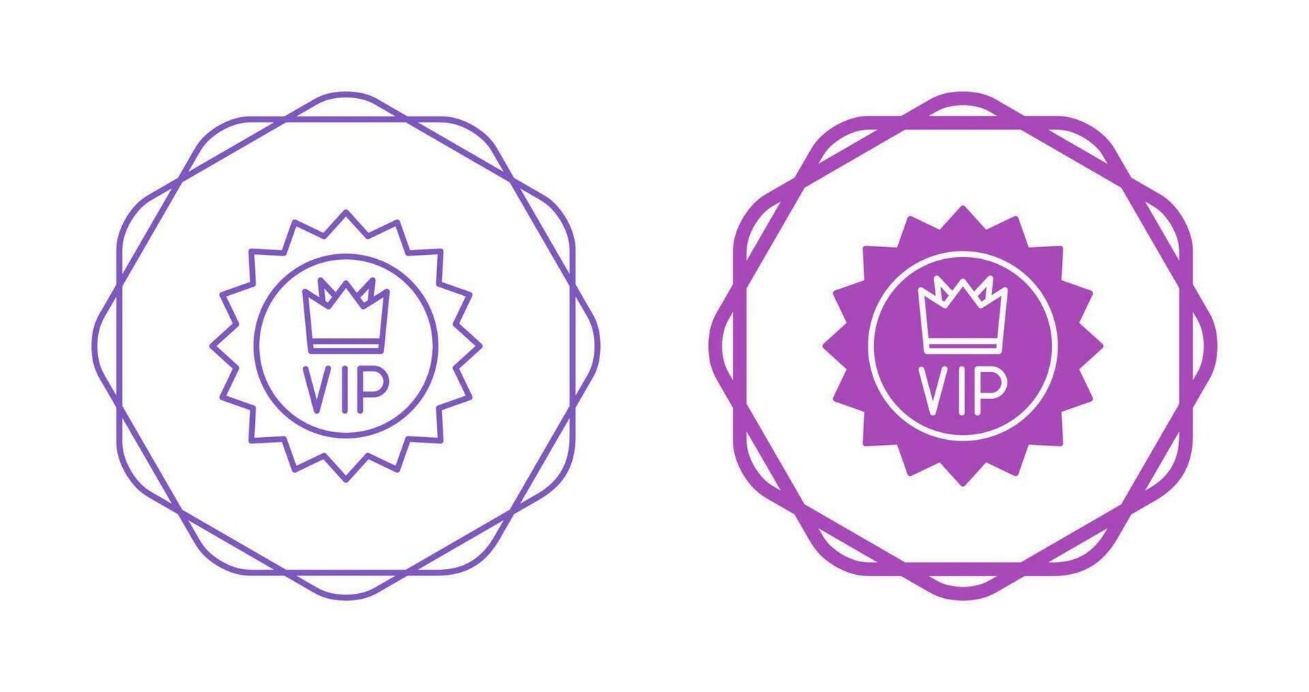 VIP-Vektorsymbol vektor