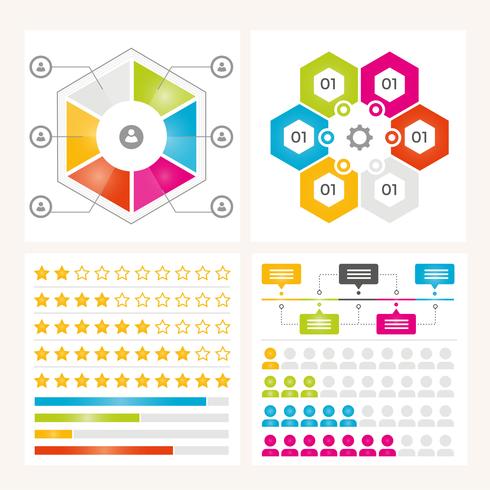 Vektor Infographic Elements och Illustration