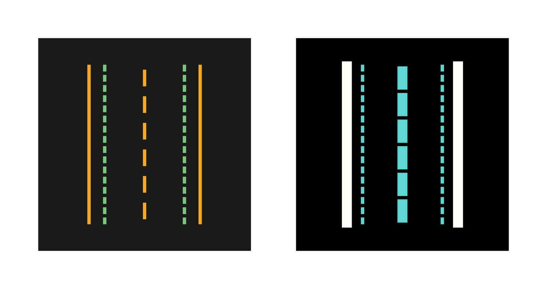 Landebahn-Vektorsymbol vektor