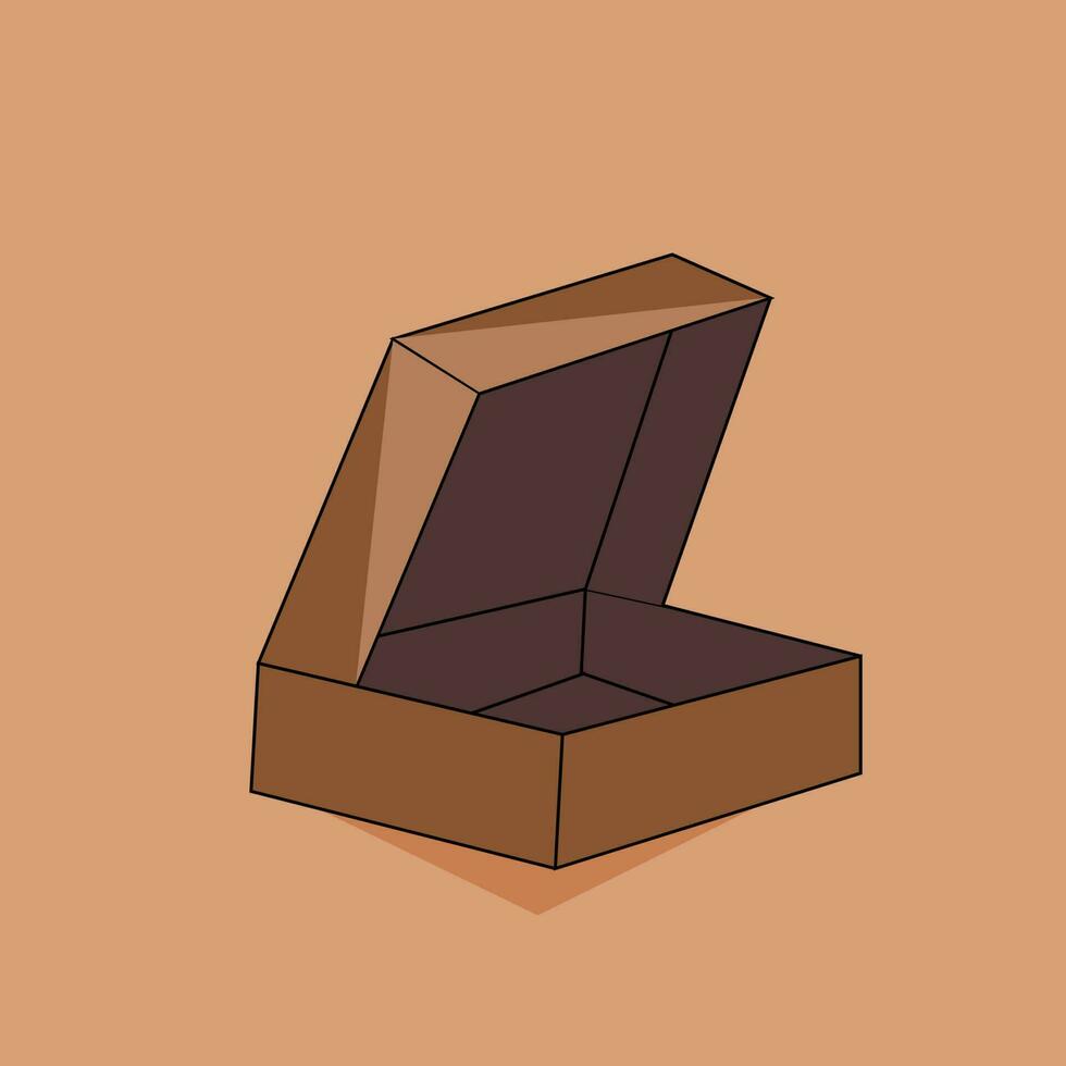 vektor illustration låda