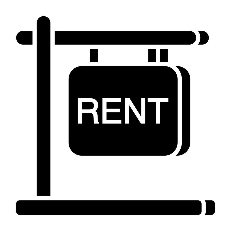 Premium-Download-Symbol von Rent Board vektor