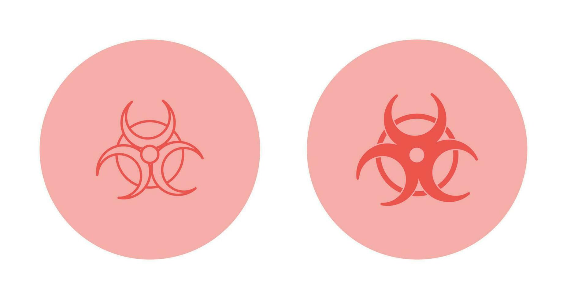 Vektorsymbol für Biogefährdung vektor