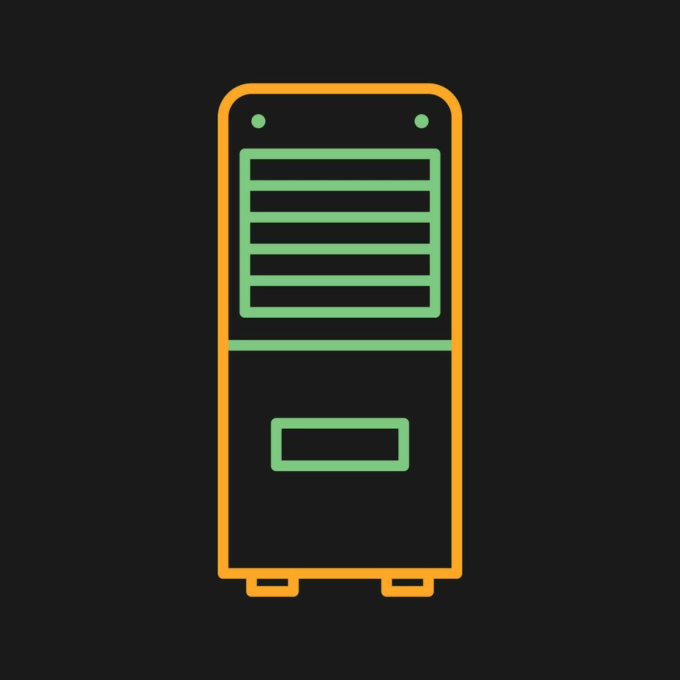 Vektorsymbol für mobile Klimaanlage vektor