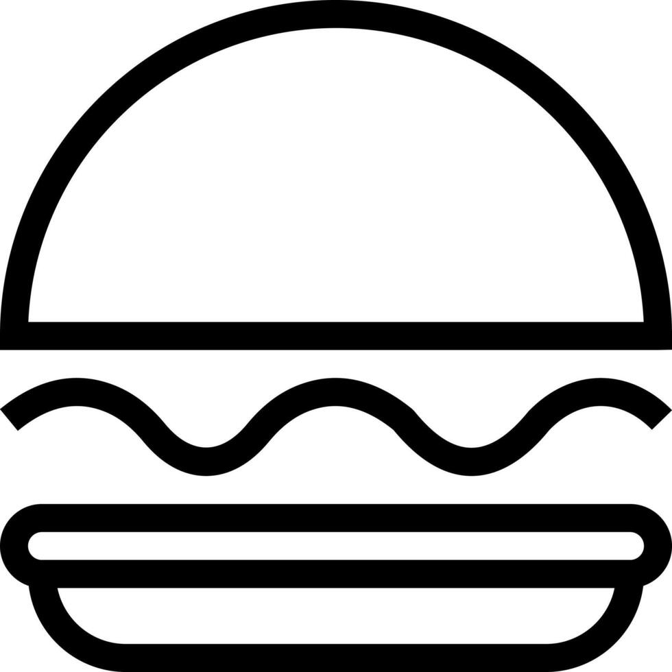 burgervektorillustration auf einem hintergrund. hochwertige symbole. vektorikonen für konzept und grafikdesign. vektor