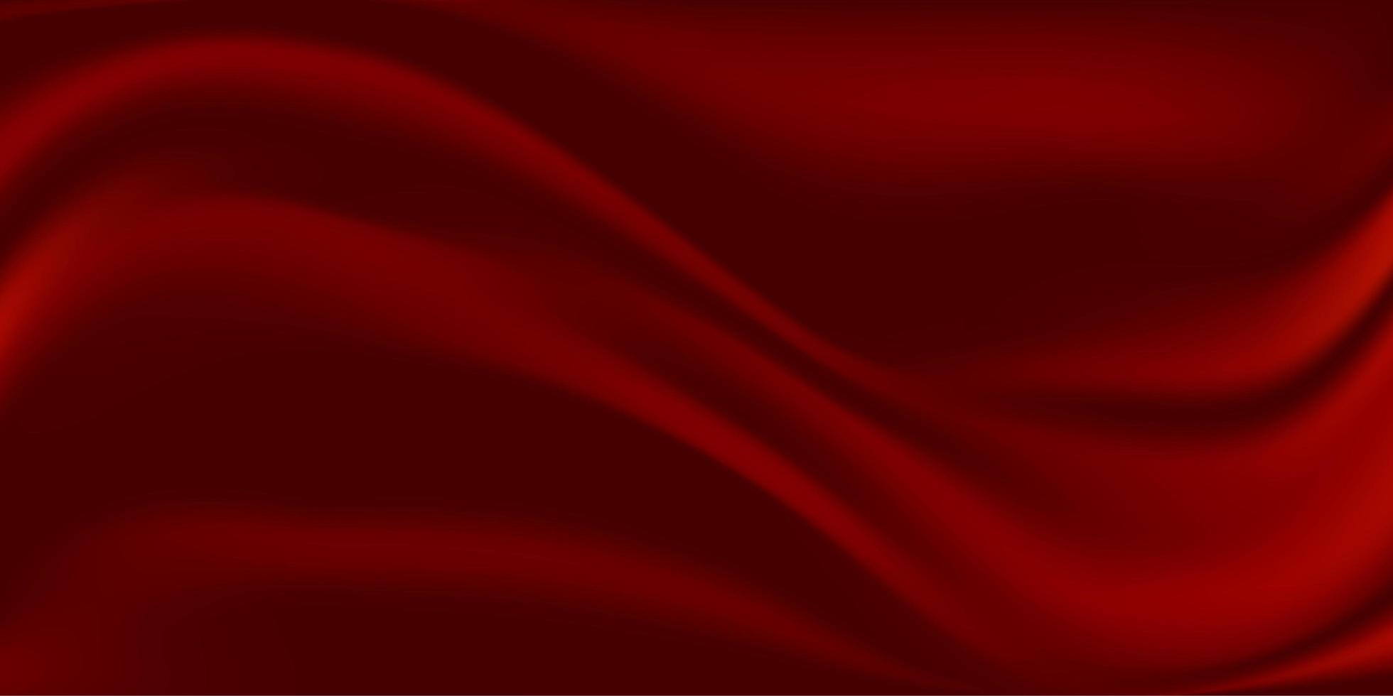 abstrakte Hintergrundvektorillustration des roten Seidengewebes vektor