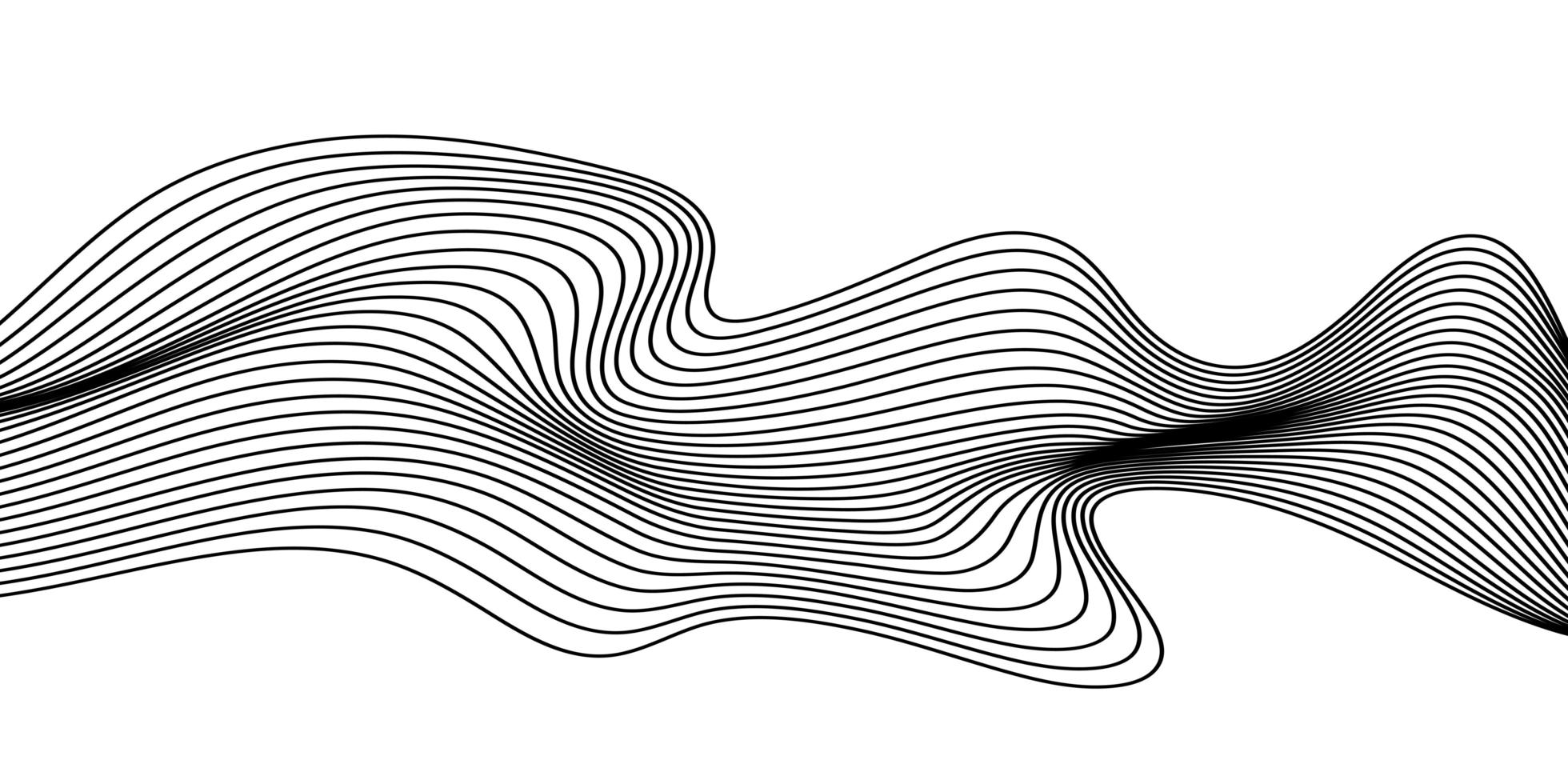 abstrakter 3d geometrischer Hintergrund des Schwarzweiss-Entwurfs mit optischer Täuschung vektor