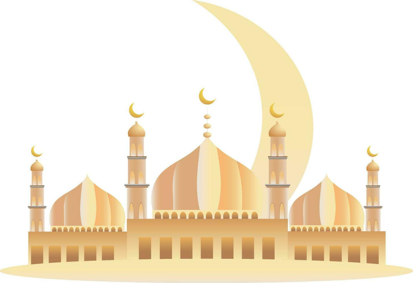 schön Ramadan islamisch Moschee vektor