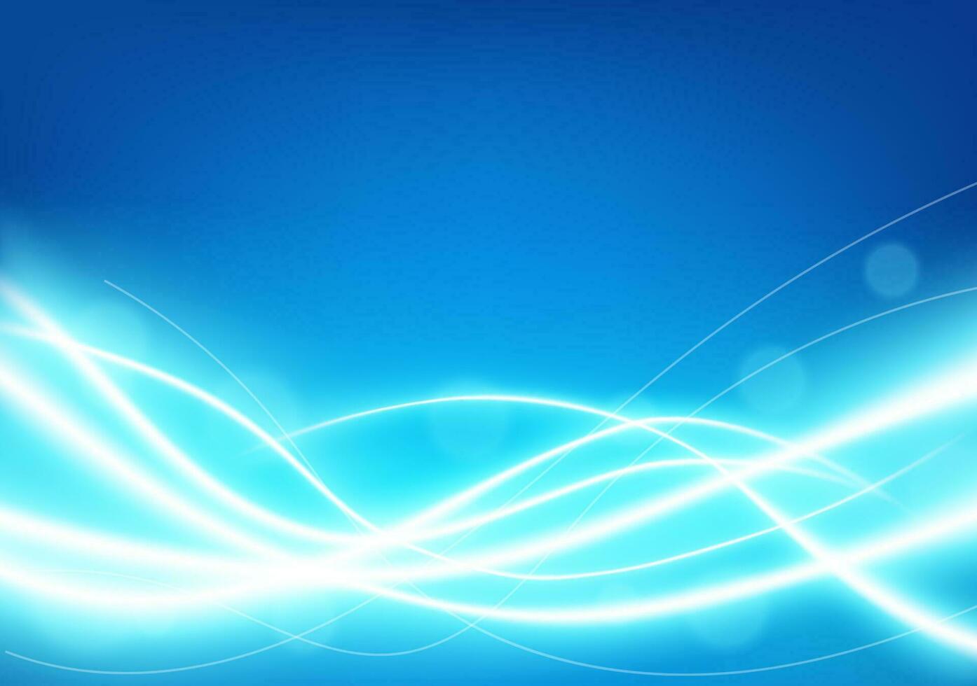 futuristisch Licht Blau Linie glühend Hintergrund, Vektor Illustration