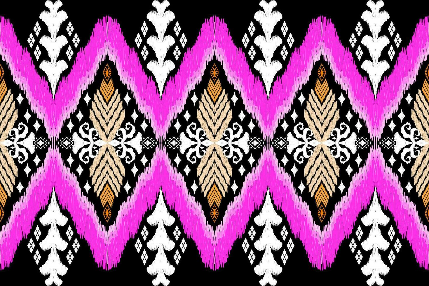 etnisk figur aztec broderi stil. geometrisk ikat orientalisk traditionell konst mönster.design för etnisk bakgrund, tapeter, mode, kläder, omslag, tyg, element, sarong, grafik, vektor illustration