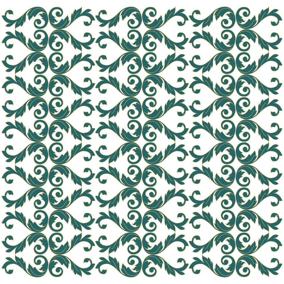 abstrakt Hintergrund mit klassisch Blumen- Ornament vektor