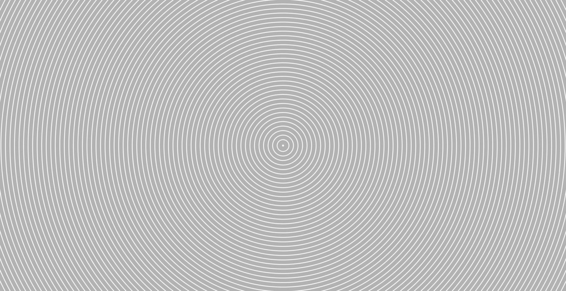 koncentrisk cirkel ljudvåg abstrakt linjemönster vektor
