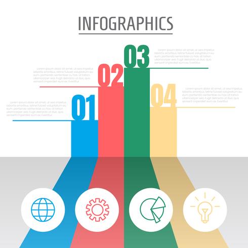 Infografisk diagram vektor