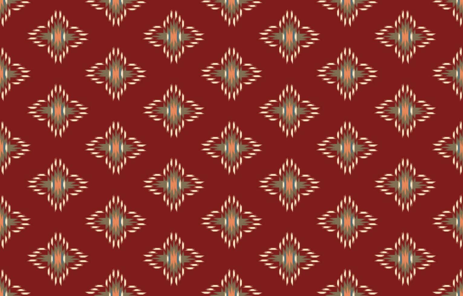 ethnisch abstrakt Ikat Kunst. nahtlos Muster im Stammes-, Volk Stickerei, und Mexikaner Stil. aztekisch geometrisch Kunst Ornament drucken. Design zum Teppich, Hintergrund, Kleidung, Verpackung, Stoff, Abdeckung, Textil. vektor