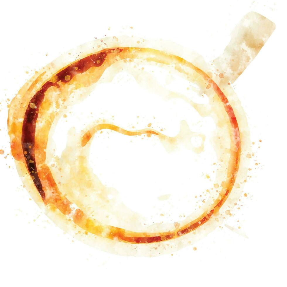 Kaffee beflecken Illustration vektor