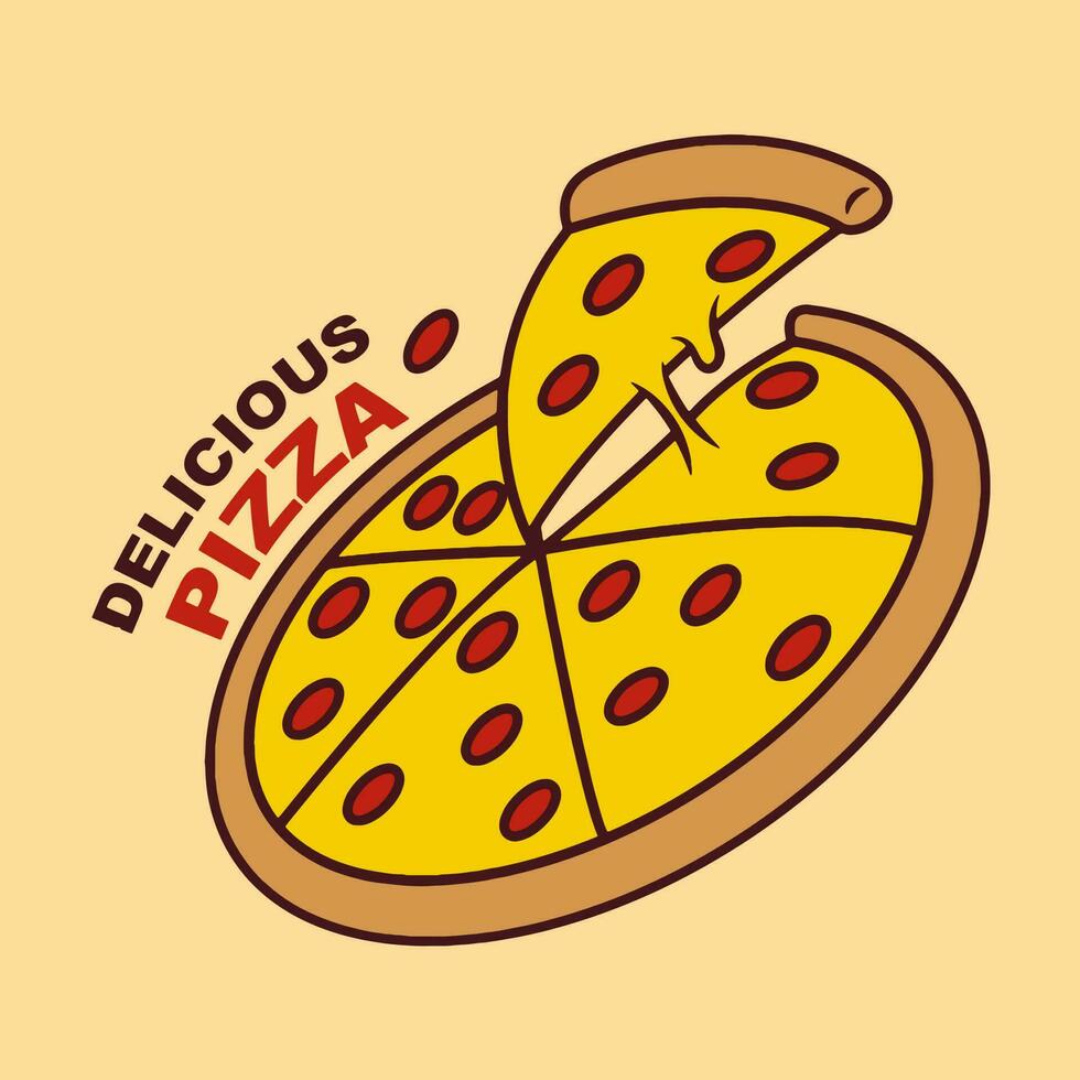 pizza vektor konst, illustration, ikon och grafisk