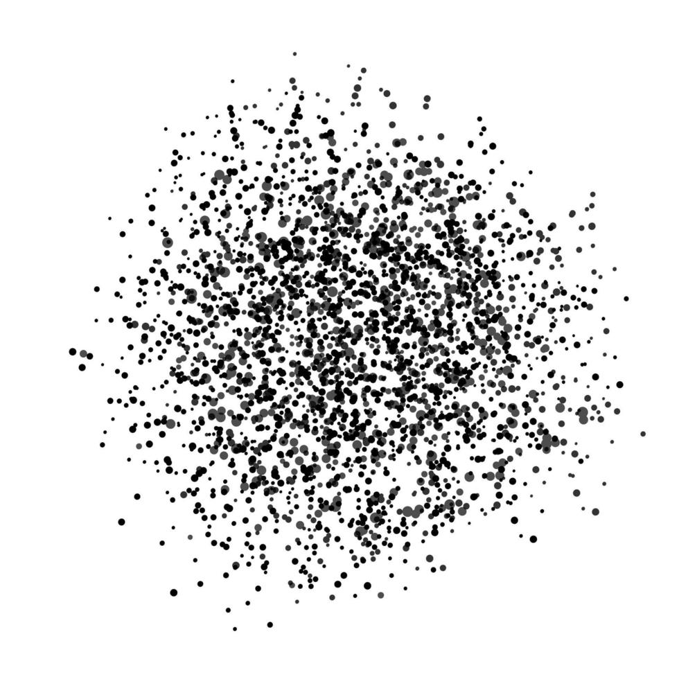 abstrakta svarta prickar explosion av fläckar vektor