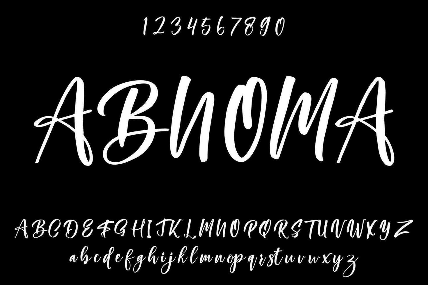 Abnom, modern kondensiert elegant und Schablone ohne serif Anzeige Schriftart Vektor. vektor