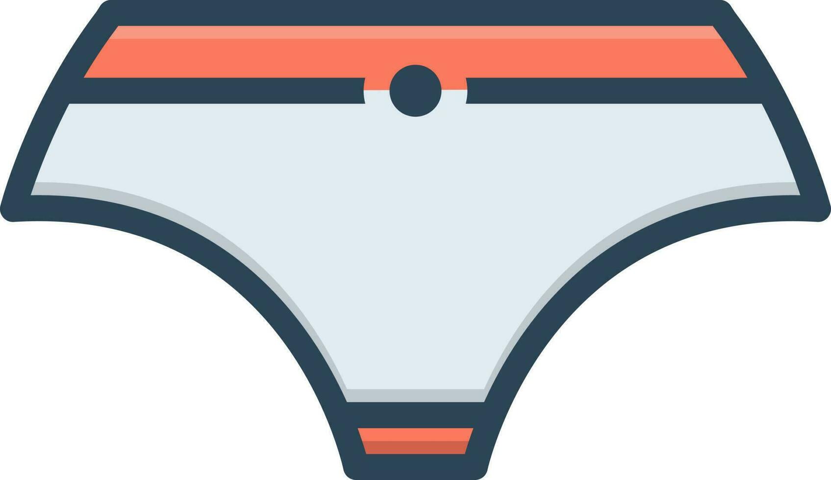 Färg ikon för underkläder vektor