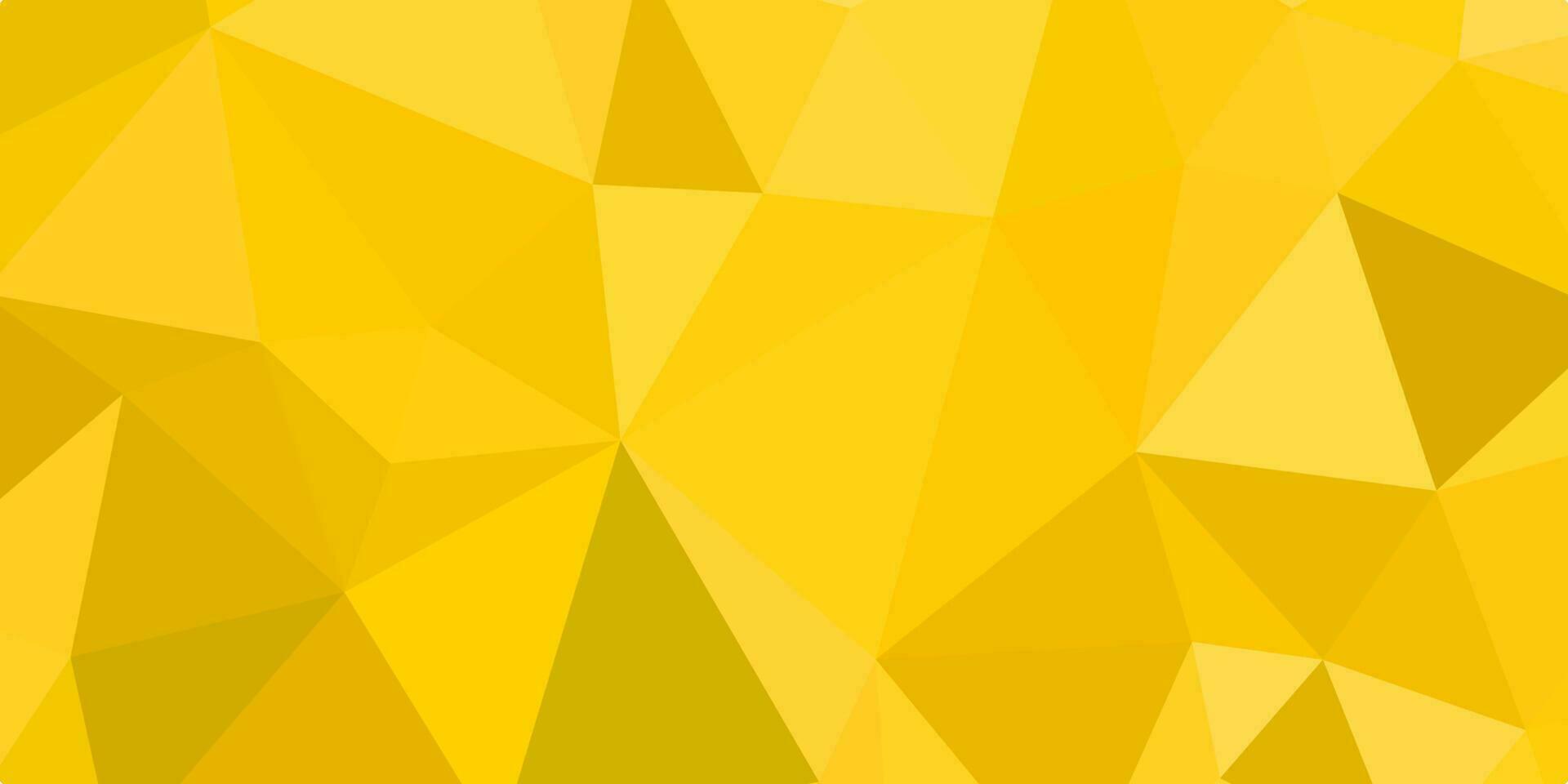 abstrakt Gelb Hintergrund mit Dreiecke vektor