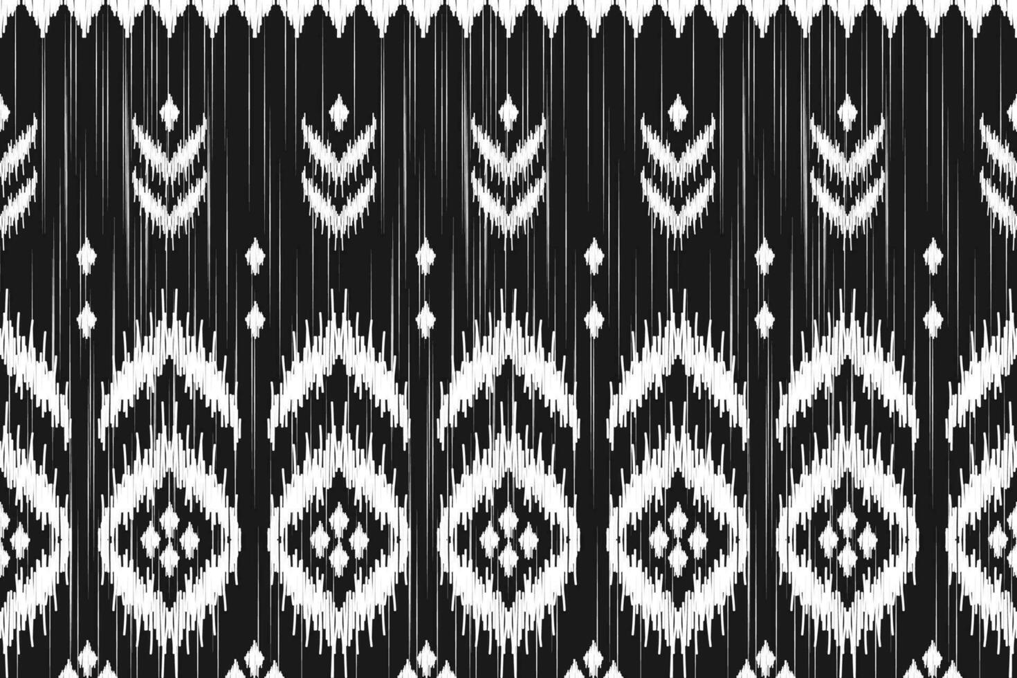 abstrakte ethnische Musterkunst. ikat nahtloses muster traditionell. amerikanischer, mexikanischer Stil. vektor