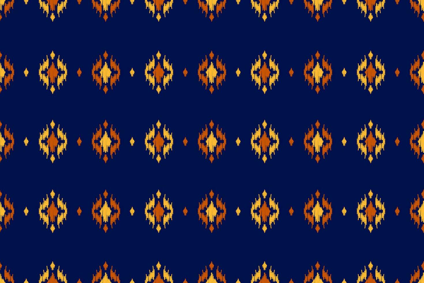 ethnisches ikat-nahtloses muster im stammes-. amerikanischer, mexikanischer Stil. Aztekischer geometrischer Ornamentdruck. vektor