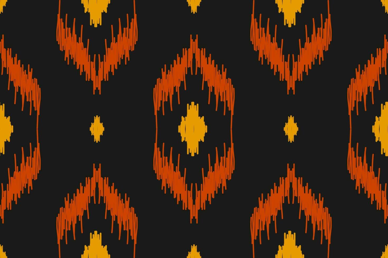 etnisk ikat sömlös mönster i stam. amerikansk, mexikansk stil. aztec geometrisk prydnad skriva ut. vektor