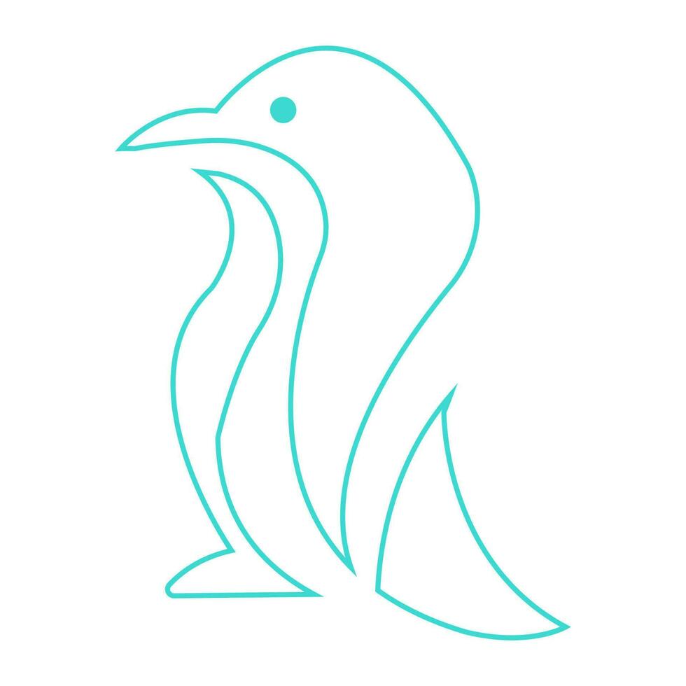 Pinguin Symbol Illustration Vektor