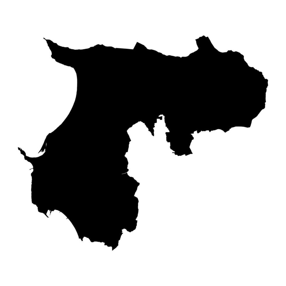 durres grevskap Karta, administrativ underavdelningar av albanien. vektor illustration.