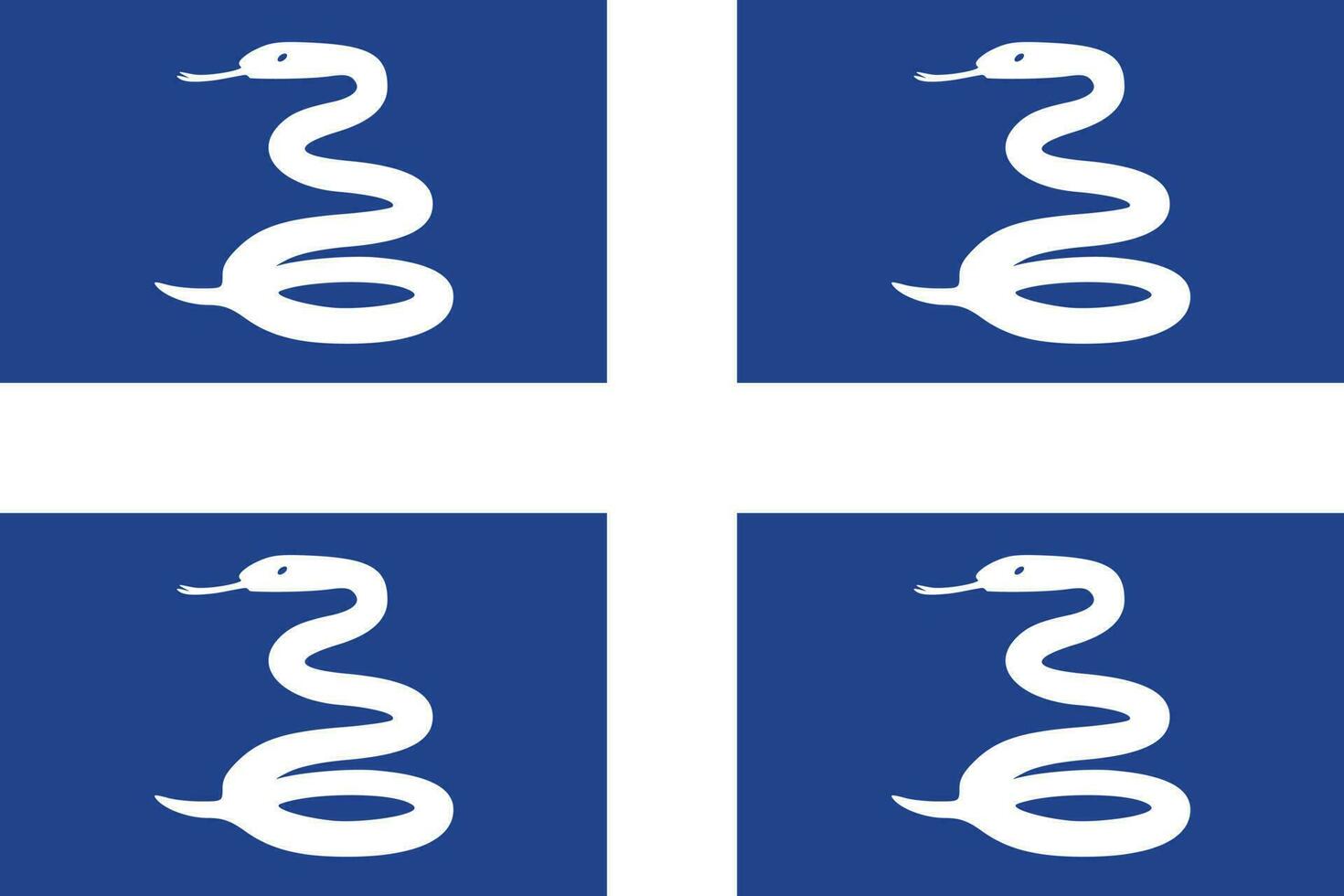 martinique flagga, officiella färger och proportioner. vektor illustration.