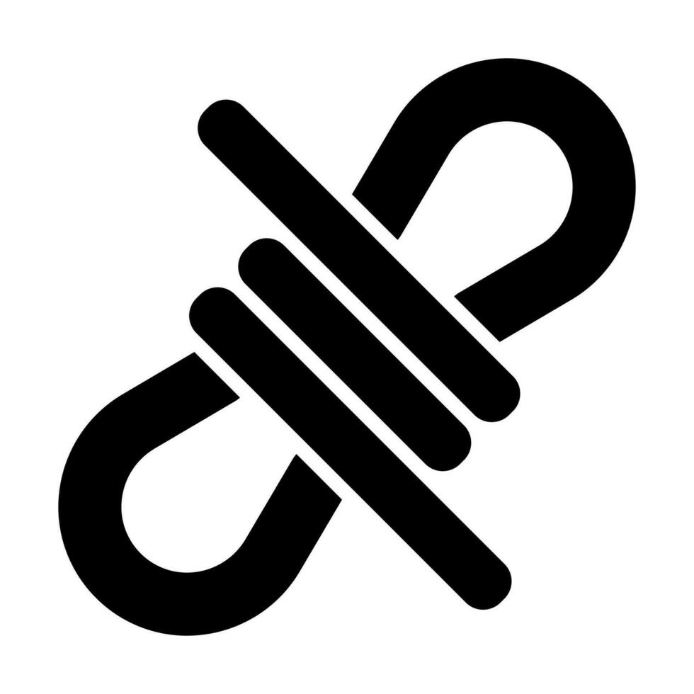Seil Vektor Glyphe Symbol Design
