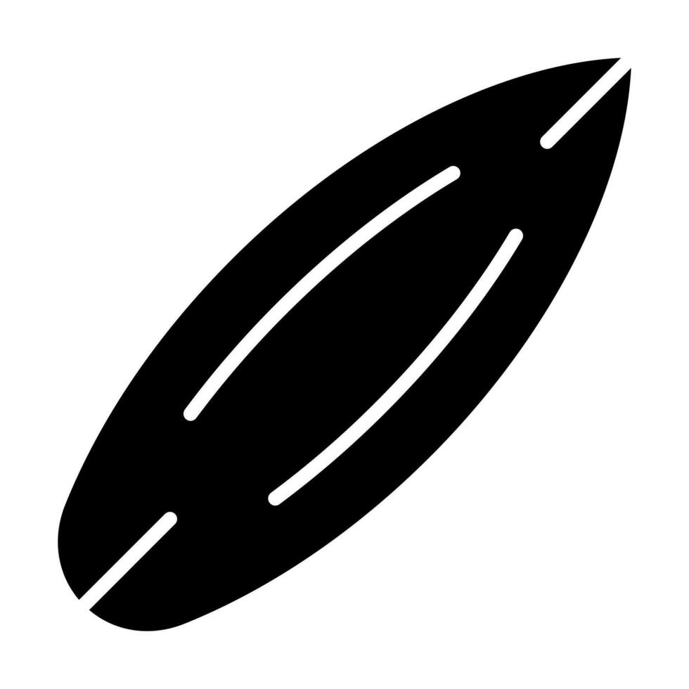 surfingbräda vektor glyf ikon design